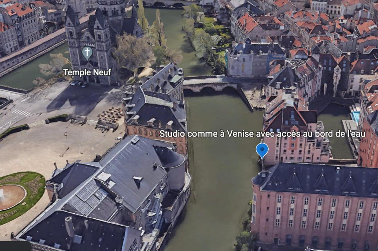 Romantique "Comme A Venise" Au Bord De L'Eau Avec Parking Мец Экстерьер фото